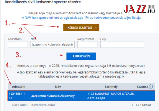 SZJA 1 %