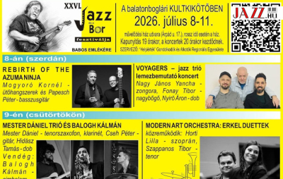 Jazz &eacute;s a Bor fesztiv&aacute;lja  &ndash; Balatonbogl&aacute;r