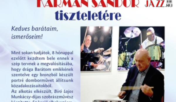 Emléktábla-avatás és emlékkoncert Kármán Sándor tiszteletére